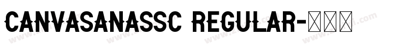 CanvaSanasSC Regular字体转换
